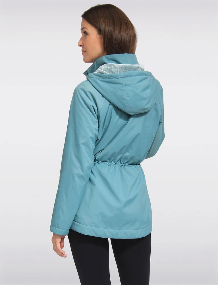 Weather-Resistant Sherpa Lined Drawstring Waist Recycled Anorak by Free Country