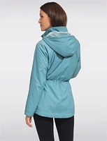 Weather-Resistant Sherpa Lined Drawstring Waist Recycled Anorak by Free Country