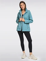 Weather-Resistant Sherpa Lined Drawstring Waist Recycled Anorak by Free Country