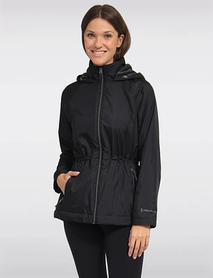 Weather-Resistant Sherpa Lined Drawstring Waist Recycled Anorak by Free Country