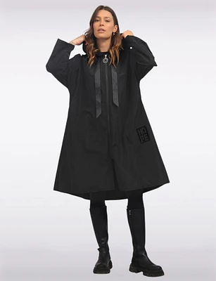 Long Chic Ultralight Windshell Jacket by Froccella