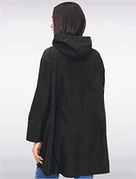 Long High Collar Ultralight Windshell Jacket by Froccella
