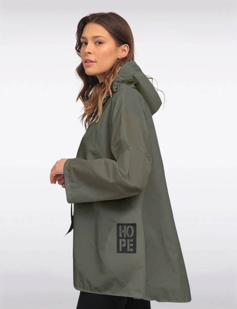 Short Chic Ultralight Windshell Oversized Jacket by Froccella