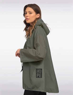 Short Chic Ultralight Windshell Oversized Jacket by Froccella