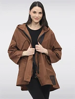 Short Chic Ultralight Windshell Oversized Jacket by Froccella