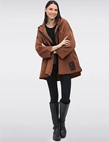 Short Chic Ultralight Windshell Oversized Jacket by Froccella