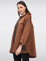Short Chic Ultralight Windshell Oversized Jacket by Froccella