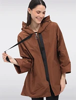 Short Chic Ultralight Windshell Oversized Jacket by Froccella