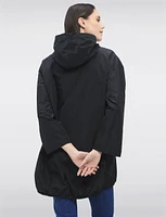 Relaxed Loose Fit Ultralight Hooded Windshell Rain Jacket by Froccella