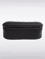 Diana 3-in-1 Quilted Vegan Leather Zip Crossbody With Changeable Straps by Sokos