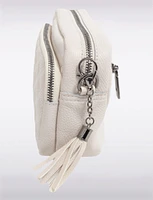 Diana 3-in-1 Quilted Vegan Leather Zip Crossbody With Changeable Straps by Sokos
