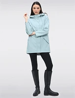 Standout Durable Water-Repellent Hooded Parka Raincoat by Vero Moda