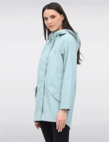 Standout Durable Water-Repellent Hooded Parka Raincoat by Vero Moda