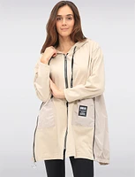 Versatile Zip-Up Hoodie with Adjustable Stretch Side Panels by Froccella