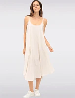 Versatile Two-Piece Cotton Lined Dress Set with Rounded Hemline by Froccella