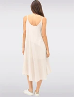 Versatile Two-Piece Cotton Lined Dress Set with Rounded Hemline by Froccella