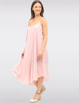Versatile Two-Piece Cotton Lined Dress Set with Rounded Hemline by Froccella