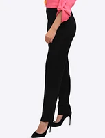 Versatile Straight Leg Stretchy Slacks by Amani Couture