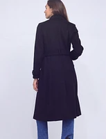 Manteau Ceinturé en Laine Mélangée À Double Boutonnage Par Cole Haan