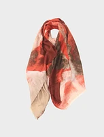 Lightweight scarf with a discreet and stylish print by Di Frenze