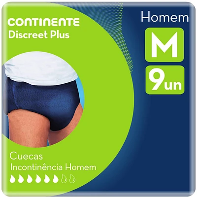 Cuecas Incontinência Homem Discreet