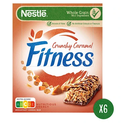 Barras de Cereais Crunchy Caramel Fitness