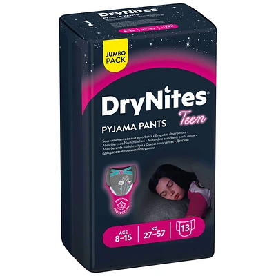 Cuecas DryNites Menina 27-57kg 8-15 Anos