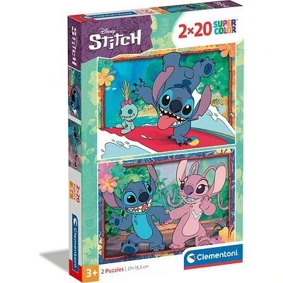 Puzzle Disney Stitch 2x20 Peças