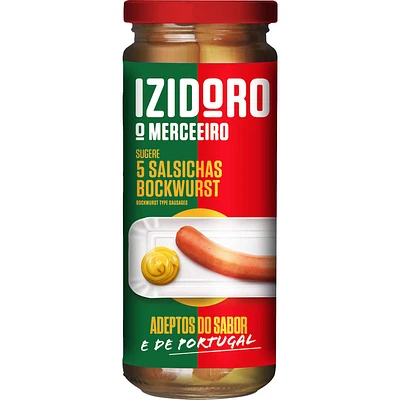 Salsichas Bockwurst Frasco un