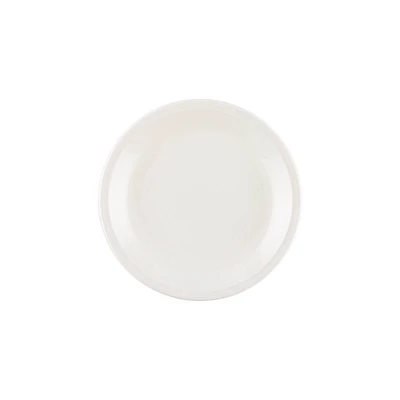 Prato Sobremesa 19cm Picotado Branco