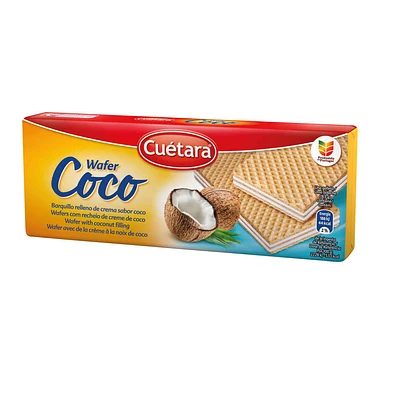 Bolachas Wafers com Recheio de Coco