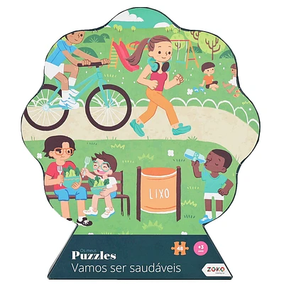 Puzzle Vida Saudável 48 Peças