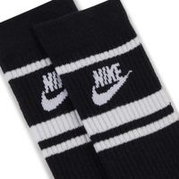 Chaussettes X3 Crew Stripe Noir/blanc