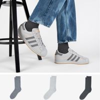 Pack Chaussette Crew Courir X3 Gris