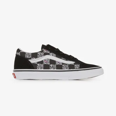 Old Skool Zebra Noir/blanc