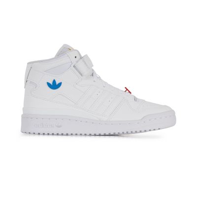 Forum Mid Logomania  Blanc/bleu/jaune