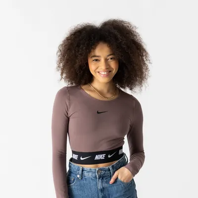 Top Crop Tape Violet