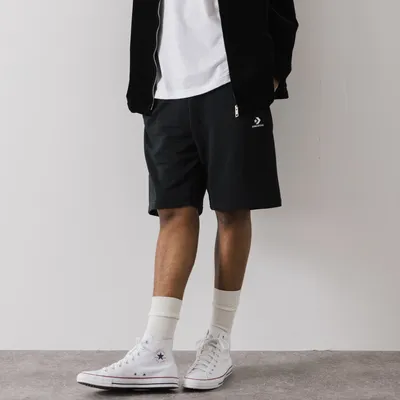 Short Star Chevron Embroidered  Noir