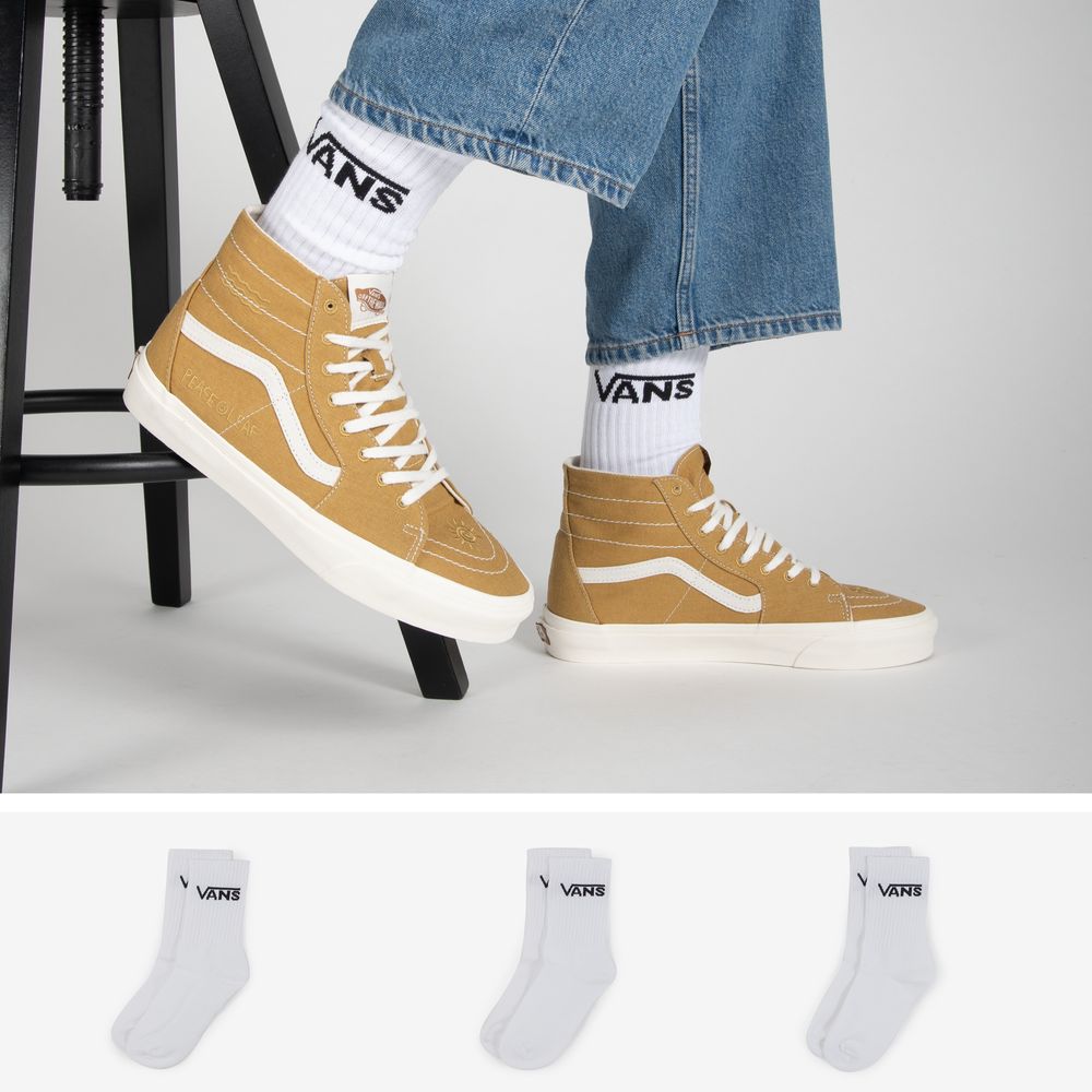 Chaussettes X3 Classic Crew  Blanc