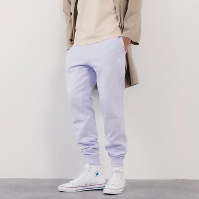 Pant Jogger Star Chevron Embroidered Lilas