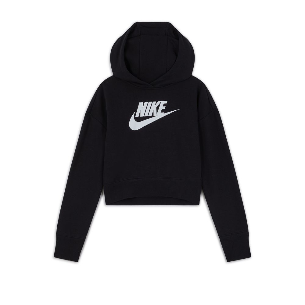 Hoodie Cropped Nike  Noir/blanc