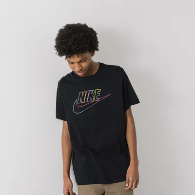 Tee Shirt Multicolor Nike Noir