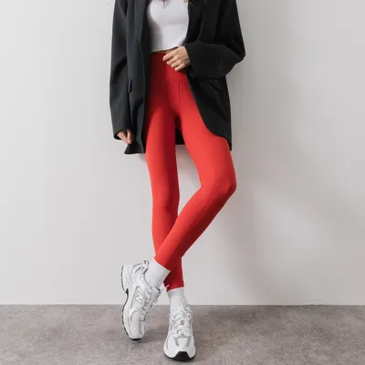 Legging Anywear Gold Tab Rouge