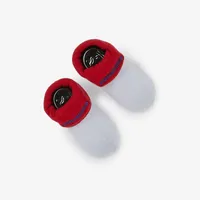 3 Pc Set Hat/bodysuit/bootie  Blanc/rouge