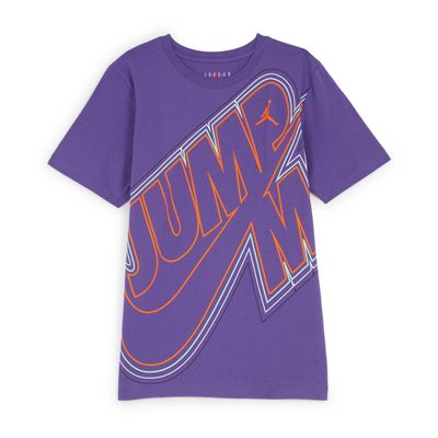 Jumpman Short Sleeve  Graphic T-shirt  Violet/orange