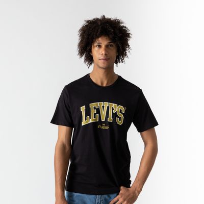 Tee Shirt Varsity Noir/jaune