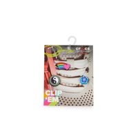 Lot De 3 Jibbitz Colorful Lace Backer  Multicolore