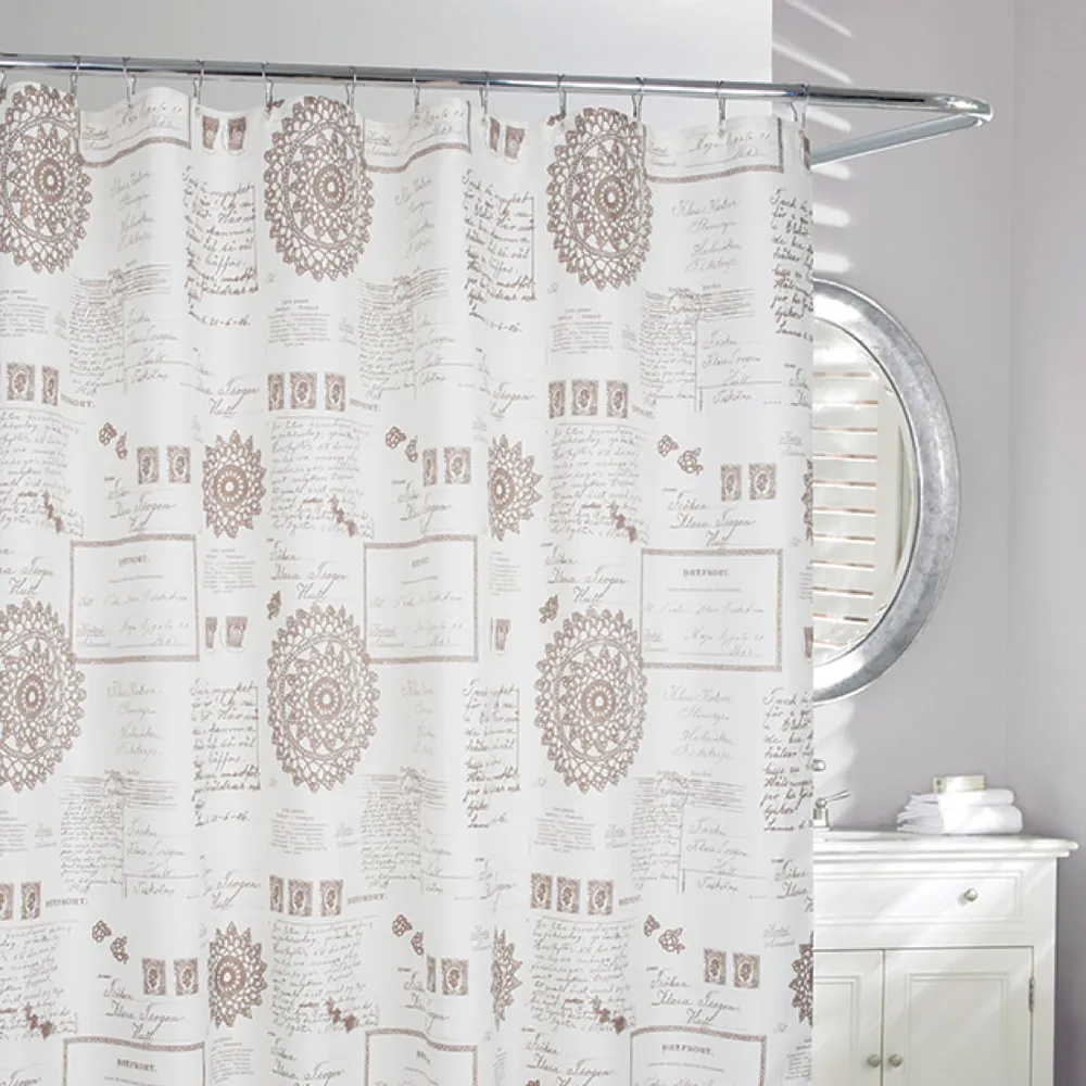 Script Shower Curtain