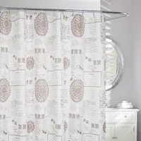 Script Shower Curtain