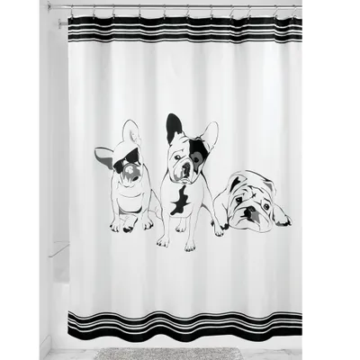 French Bulldog Shower Curtain